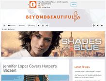 Tablet Screenshot of beyondbeautifuljlo.com